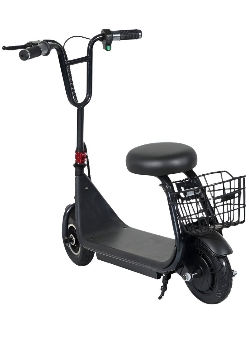 ماييي سكوتر كهربائي من نوع مترو، يعمل ببطارية ليثيوم 36 فولت 250 واط، مناسب للأطفال من عمر 7 إلى 12 سنة، باللونين الأسود والأزرق. - Image 3