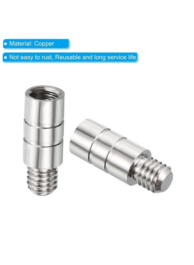 PATIKIL 2g Copper Dart Weight Add Accentuator 3 Pcs 16mm Length 2BA Thread Darts Weight Adjuster Dart Accessories Silver - Image 2