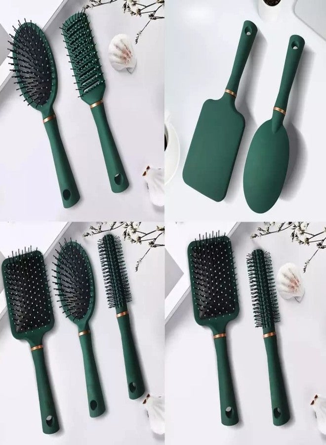 ZIVIK 4pcs set Hair Scalp Massage Comb Hairbrush Wet Curly Hair Brush Paddle Hair Brush Comb Set for Women and Men 4 Pcs Hair Brush for Women Curly or Straight hair No Tangle Hair Brush - Image 2