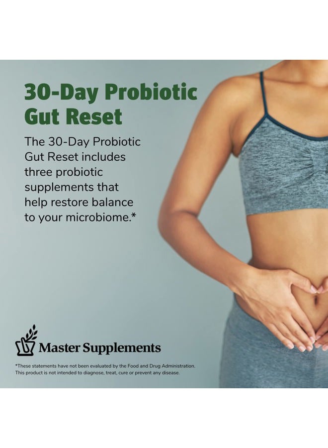 THERALAC Master Supplements 30-Day Probiotic Gut Reset - Includes Theralac (30 ct.), TruBifido (30 ct.) & TruFlora (30 ct.) - Supports Optimal Gut Health - Gluten Free - Image 3