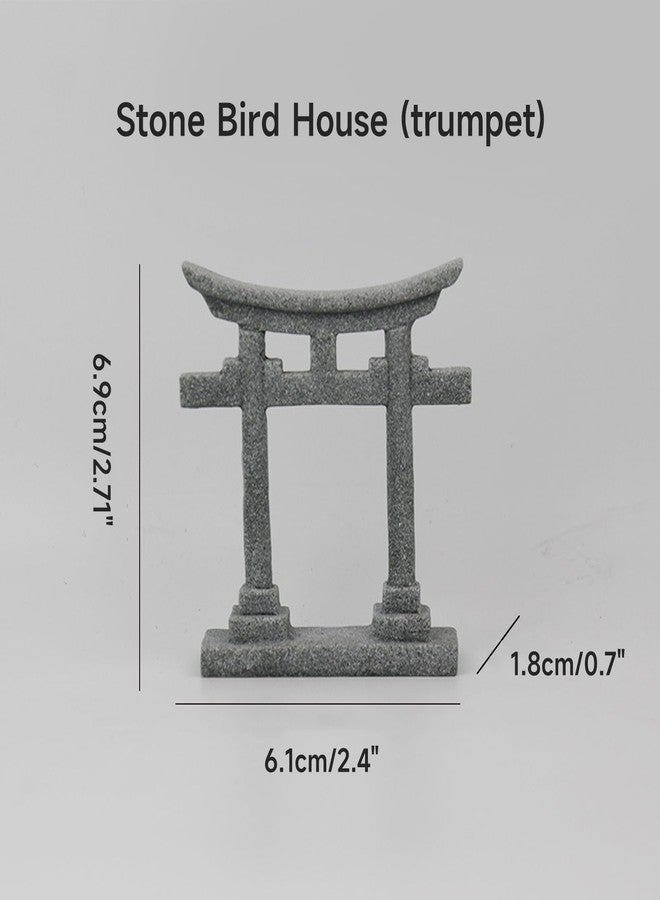 RDTGHY Japanese Torii Gate Aquariums Miniature Ornament Bridge Landscape Ornament for Fish Tanks Decoration Miniature Scene Accessory Garden Decor - Image 4