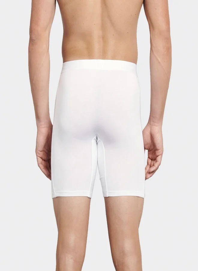 JOCKEY Jockey International Collection Long Leg Boxer IC57-01 White