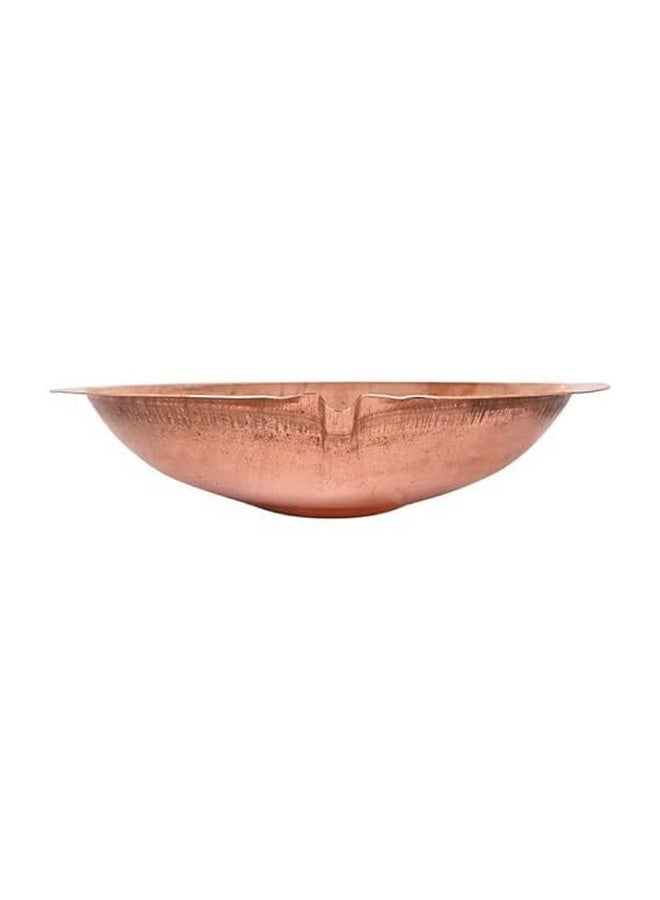 DOKCHAN Copper Akhand Diya (Size 1) -25 Gm | High Quality Oil Lamp for Daily Puja, Rituals, Home, Office & Temples Festive Gifts | Copper Diya for Home Decor (2cm H x 8cm L) - Image 5