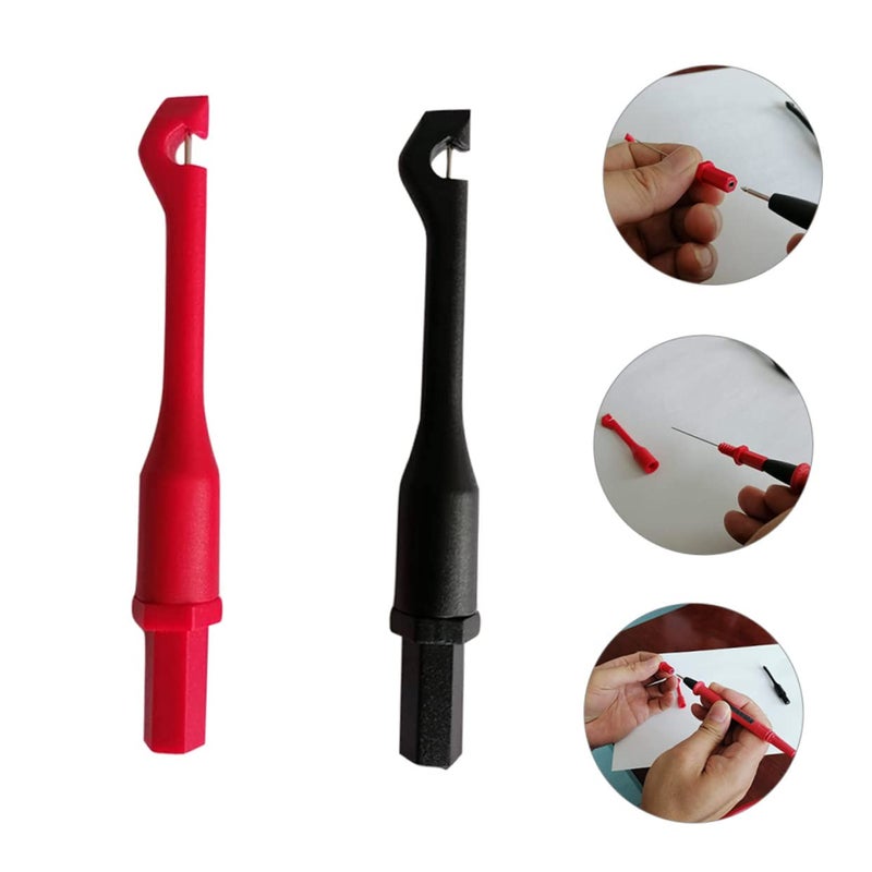 2pcs Back Probe Kit for Multimeter Non Damaging Circuit Test Probes Flexible Wire Pin Backs Random Color - Image 2