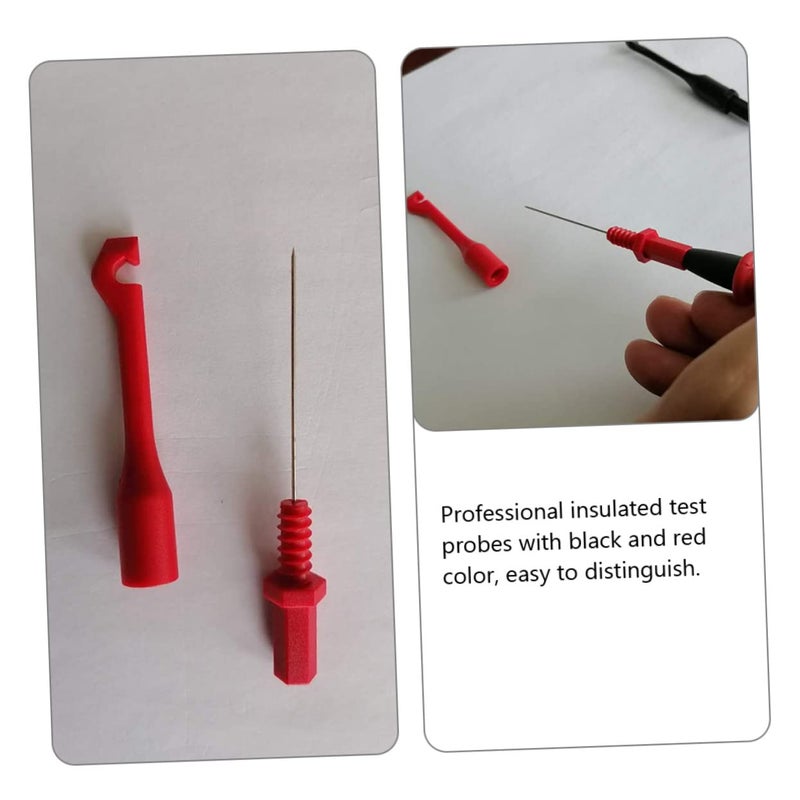 2pcs Back Probe Kit for Multimeter Non Damaging Circuit Test Probes Flexible Wire Pin Backs Random Color - Image 5