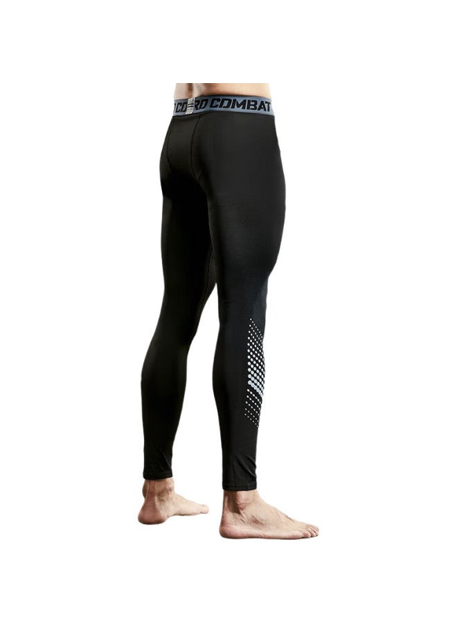 BURUITE Men'S Compression Tights, Quick-Dry, High-Elasticity, Fitness Workout Set, Track And Field Running Suit, Basketball Training Leggings, Compression Stockings - Image 3