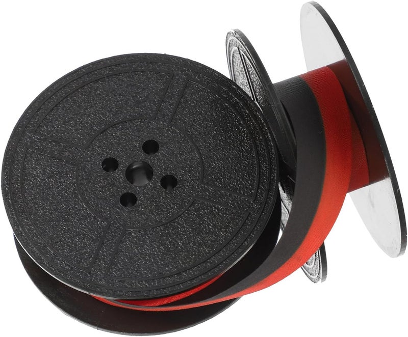 Vintage Typewriter Ribbon Easy Installation Double Ink Color Ribbon Nylon Material for Office and Mechanical Typewriters Red Black - Image 1