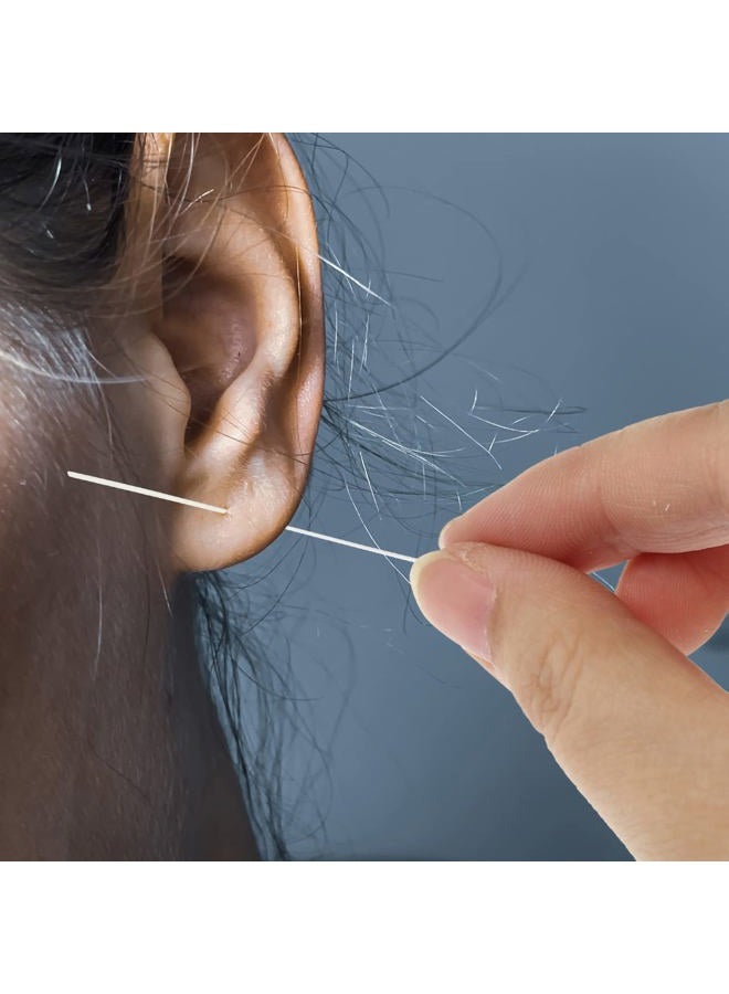 Healifty Ear Floss Earring Hole Cleaner 240Pcs Earring Hole Cleaner Piercing Cleaning Hole Floss Piercing Care Cleaning Tool for Girls Women Men Ear Floss Ear Piercing Cleaning Solution - Image 2