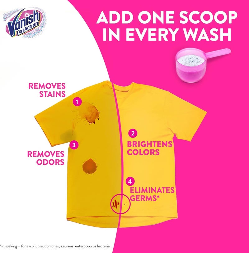 Laundry Stain Remover Oxi Action Powder for Colors & Whites 700g - Image 4
