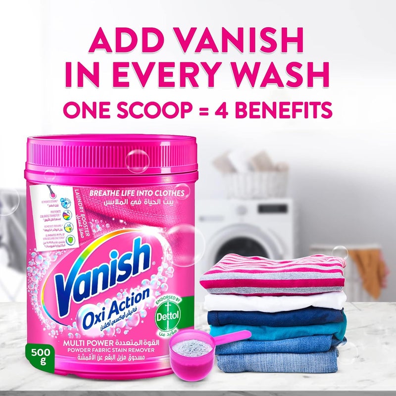 Laundry Stain Remover Oxi Action Powder for Colors & Whites 700g - Image 2