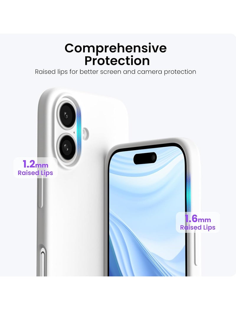 MIGOFAST Designed for iPhone 16 Case Silicone Ultra Slim Shockproof Phone Case with Soft Anti-Scratch Microfiber Lining Enhanced Camera Protection Phone Case for iPhone 16 6.1" - Image 3