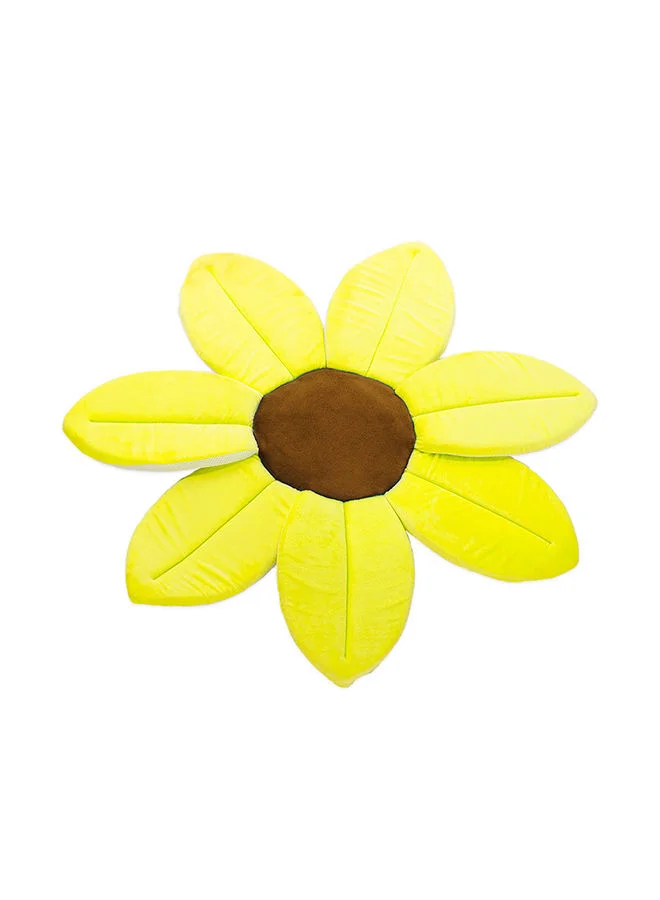 Bumble & Bird Blooming Flower Baby Bath Mat, Infant Bath Flower Sink, Diameter 70Cm - Yellow