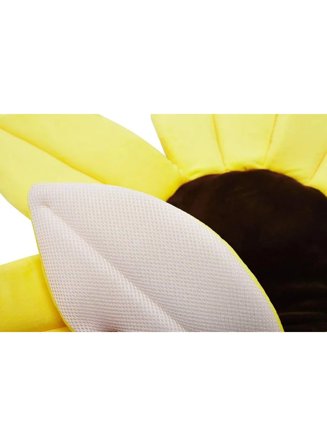 Bumble & Bird Blooming Flower Baby Bath Mat, Infant Bath Flower Sink, Diameter 70Cm - Yellow