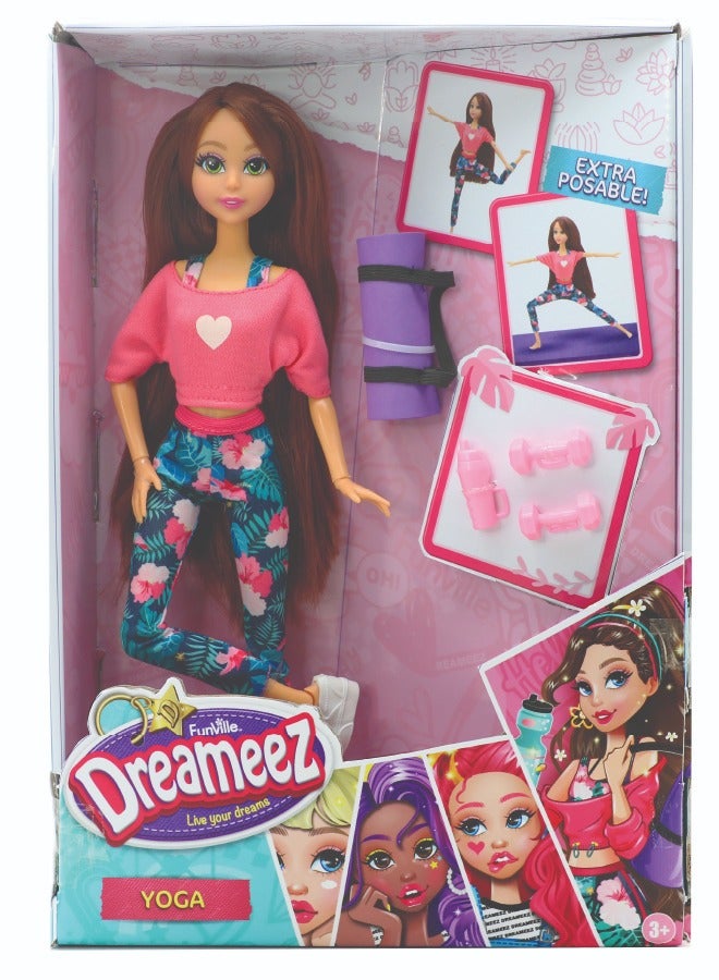 فانفيل مجموعة ألعاب دمية اليوجا دريميز للبنات، ارتفاع تسعة وعشرون سم - Image 2