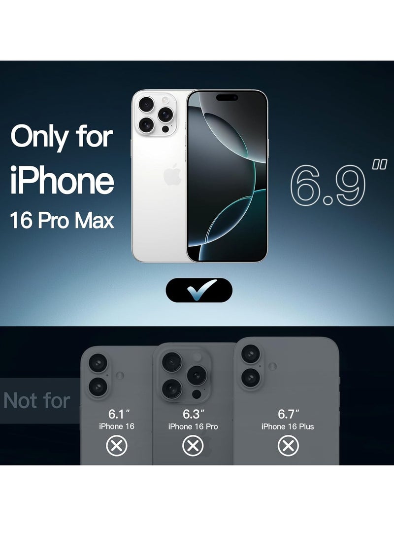Houmt iPhone 16 Pro Max Case Clear Crystal Tech Anti-Scratch Ultra Slim iPhone 16 Pro Max Cover Transparent for iPhone 16 Pro Max 6.9 inch  - Image 2