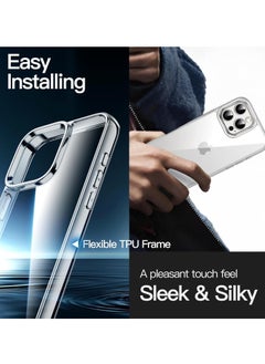 Houmt iPhone 16 Pro Max Case Clear Crystal Tech Anti-Scratch Ultra Slim iPhone 16 Pro Max Cover Transparent for iPhone 16 Pro Max 6.9 inch  - Image 5