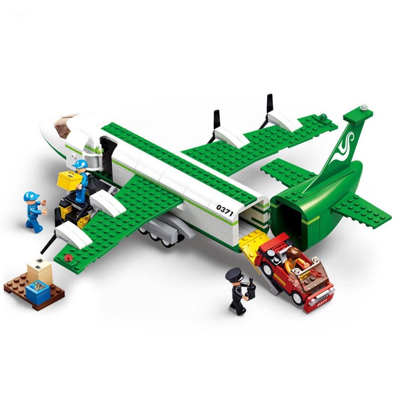 ENHANA Building Blocks City Airplane Station Toy for 6-12 Years Old Boys,City Airport Building Kits Kids Toys STEM Learning Building Bricks Helicoper Birthday Gift for 6-12 Children (383 Pieces) - Image 3