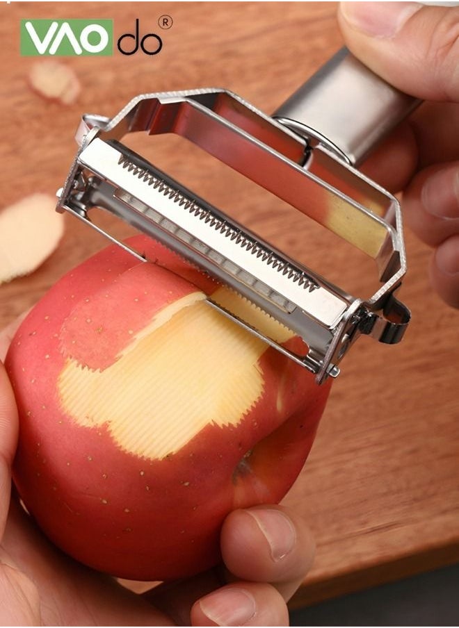 VAOdo - Multifunctional Stainless Steel Peelers Cutter Kitchen Gadgets Perfect for Peeling Vegetables and Fruits Slicers - Image 1