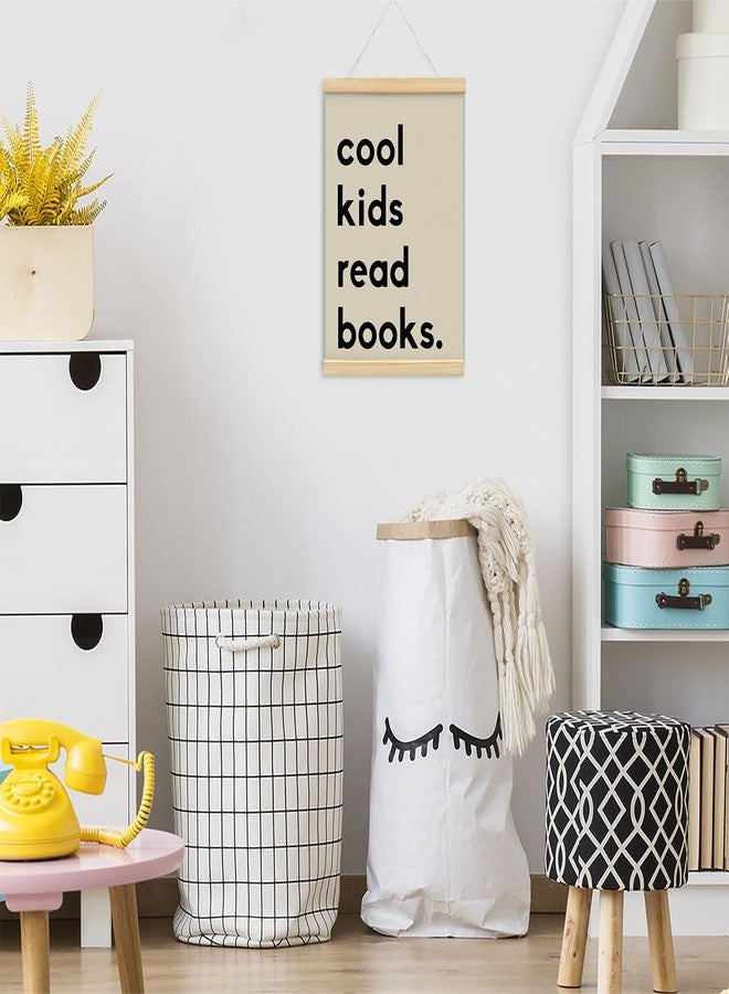 foedor Cool Kids Read Books Wall Decor,Reading Corner for Kids Classroom Poster Hanger Frame,Reading Corner Decor, Reading Book Decor Posters for Classroom, 12x16 Inches - Image 3