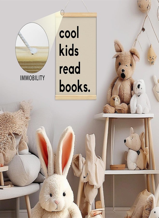 foedor Cool Kids Read Books Wall Decor,Reading Corner for Kids Classroom Poster Hanger Frame,Reading Corner Decor, Reading Book Decor Posters for Classroom, 12x16 Inches - Image 5