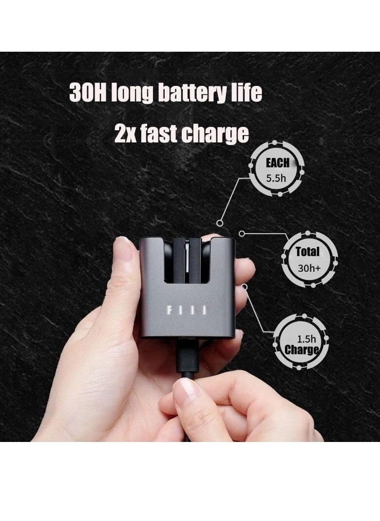 FIIL CC Nano TWS Bluetooth 5.2 Dual Earphones AI Noise Canceling True Wireless Earphone Fast Charging ENC Headset