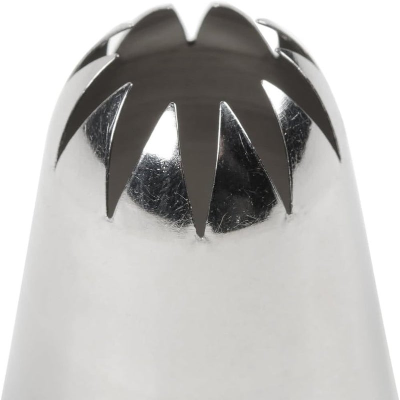 Ateco # 849 - Closed Star Pastry Tip .69'' Opening Diameter- Stainless Steel by - Image 4