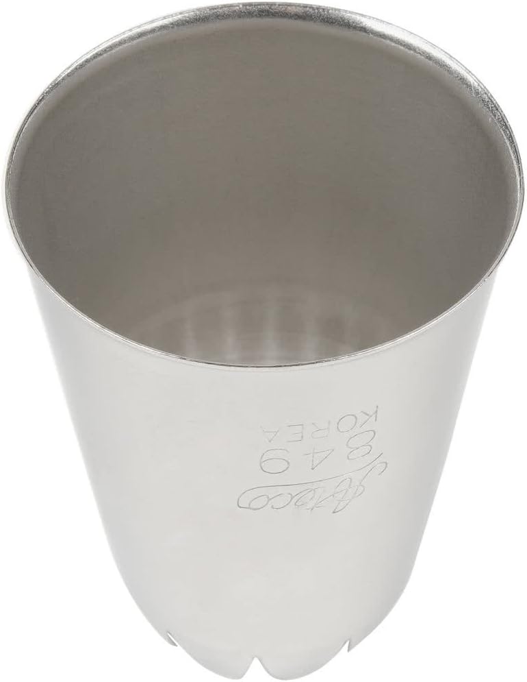 Ateco # 849 - Closed Star Pastry Tip .69'' Opening Diameter- Stainless Steel by - Image 2