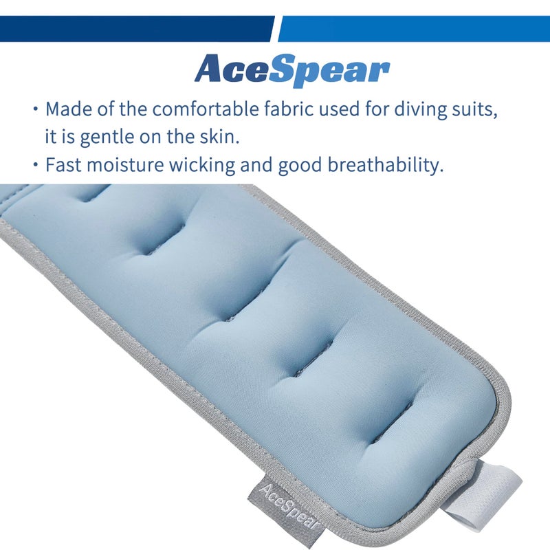 AceSpear Ankle Weights for Men Women Wrist Weights 2 * 1lb 2lbs 3lbs 4lbs 5lbs 6lbs Leg Weights Sandbags Kids Arm Hand Weights for Fitness Walking Running Gym - Image 4