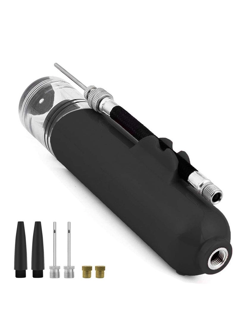 KASTWAVE Ball Pump, Dual Action Inflate Air Pump with 3 Needles and 2 Nozzles for Soccer Ball, Basketball, Volleyball, Balloons, Bikes - Image 1