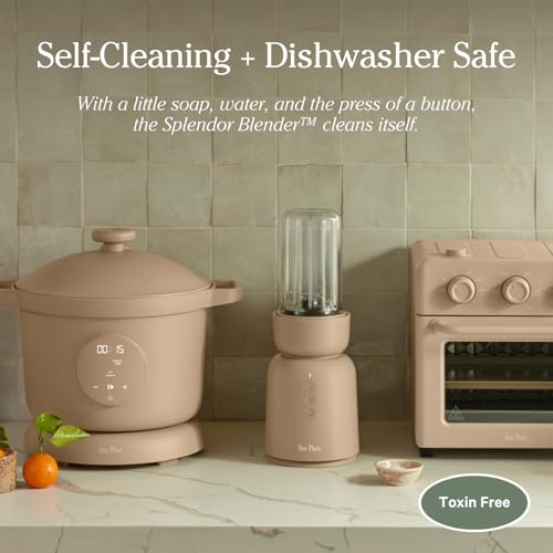 Our Place Splendor Blender - 1000W High-Power | Ultra-Sharp Blades | 2 Blending Modes | Includes 25 oz Personal Cup and Drinking Lid Set | Smoothies, Shakes & More | Steam - Image 5