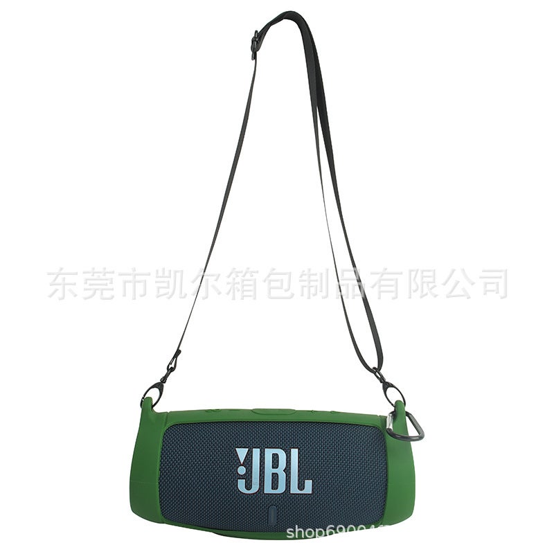 Suitable For Jbl Charge5 Bluetooth Audio Silicone Protective Cover, Shock Wave 5Th Generation Speaker Portable Soft Silicone Cover - Image 4