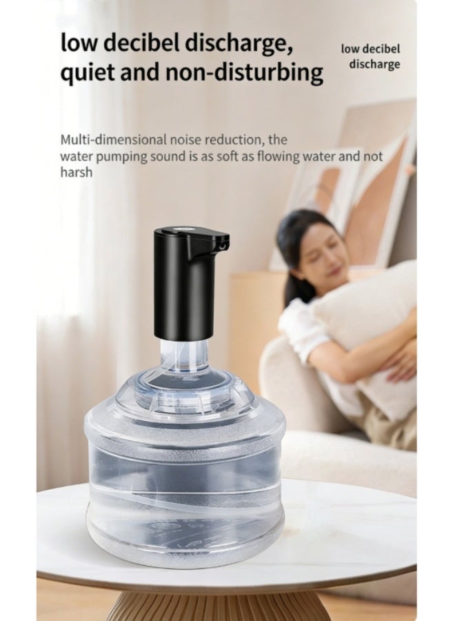 5-Gallon (Approximately 15.7 Liters) Automatic Drinking Portable Water Dispenser, Universal Electric Water Bottle Pump, Usb Charging Water Dispenser, Portable Water Dispenser, Suitable For Family Camping, Black - Image 4