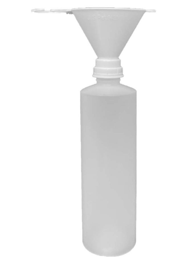 2 Pack Refillable 16 Ounce Hdpe Squeeze Bottles With Push Pull Button Top Dispenser Caps-Great For Lotions Shampoos Conditioners And Massage Oils From Earth S Essentials White Cap