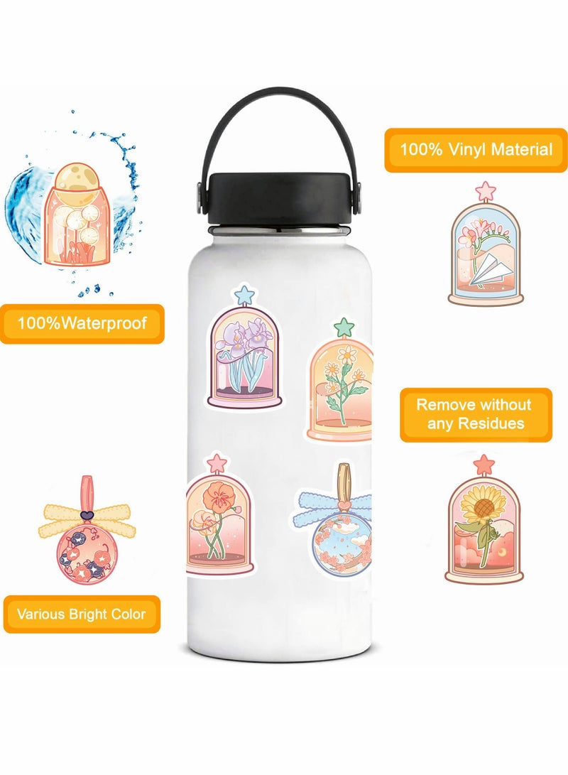 KASTWAVE Drink Stickers,   Food Stickers for Water Bottles, 50 Pcs Waterproof Vinyl Stickers for Hydro Flask, Laptop Skateboard Computer Stickers Pack - Image 4