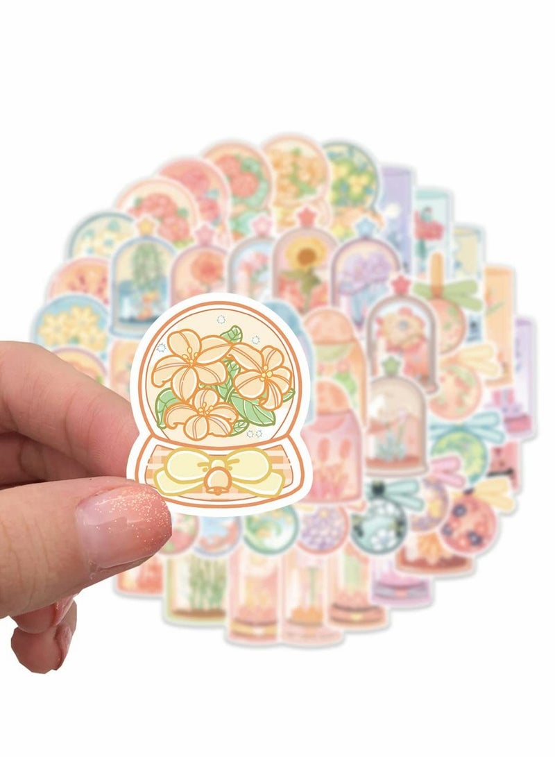 KASTWAVE Drink Stickers,   Food Stickers for Water Bottles, 50 Pcs Waterproof Vinyl Stickers for Hydro Flask, Laptop Skateboard Computer Stickers Pack - Image 3