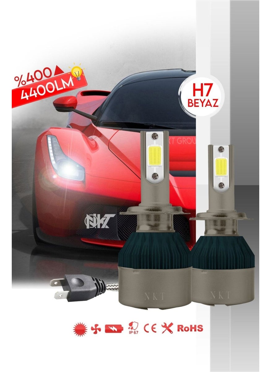 Point Marketing - Peugeot 3008 H7 High Beam Nkt LED Lightning Effect White (2009-2018) - Image 1