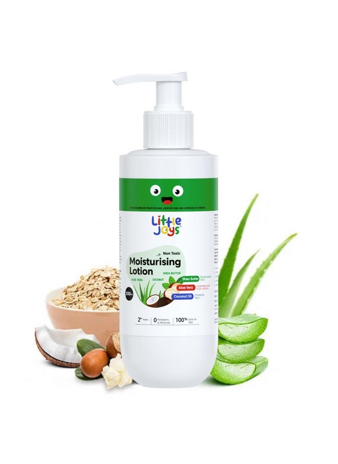 Little Joys Moisturising Body Lotion (200Ml) With Aloe Vera Extract Shea Butter & Coconut Oil Relieves Dryness Irritation & Nourishes Skin Paraben & Sulfate Free  - Image 1