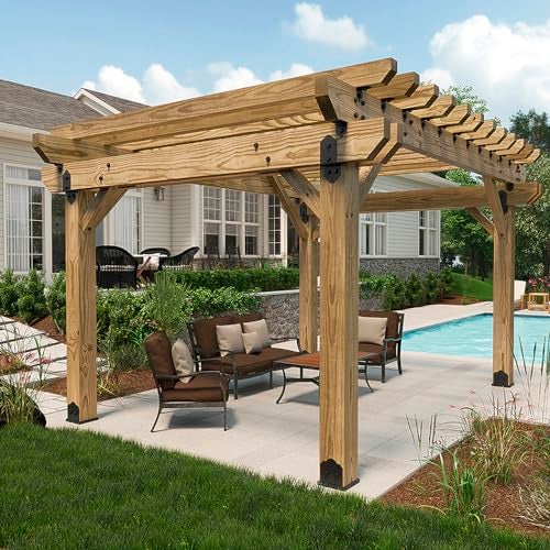 OZCO 54207 Laredo Sunset Lite 4x4 Post Base, (1 per Pack),Black - Image 3