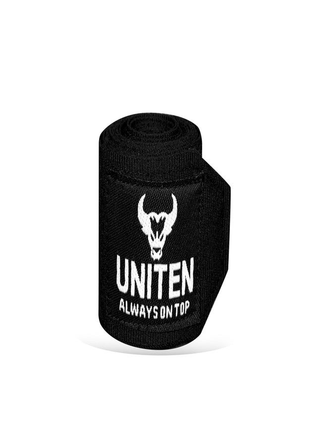 UNITEN Boxing Hand Wraps, Professional Boxing Bandages (Black, 3.25 mtr) - Image 3