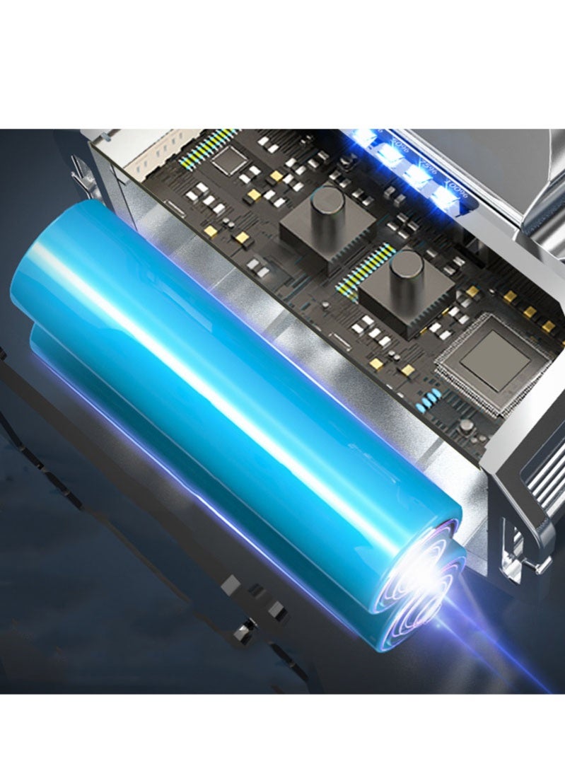 FDsport مصباح رأس LED قابل للشحن فائق السطوع، مقاوم للماء، شحن USB، بطارية طويلة العمر، رباط رأس قابل للتعديل للتخييم، الرحلات، الجري، الصيد والطوارئ (مناسب للأنشطة الخارجية في السعودية) - Image 4