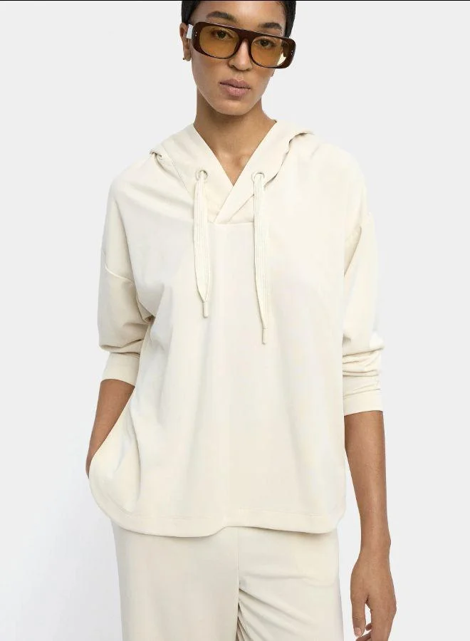 بارفوا لمسة ناعمة من الهودي المحبوكة