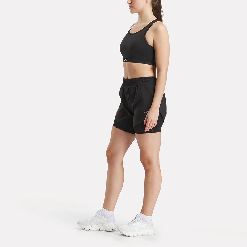 Reebok Black Reebok Running 2-in-1 Women's Shorts - Black for Women | Best Price UAE