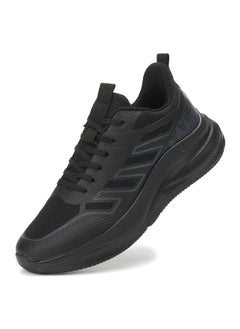 Sky View Athlesiure Men's Lace Up Walking Shoes Running Comfortable Tennis Breathable Non Slip Athletic Sports Shoes Gym Workout Cross Training Sneakers With Non-Slip Backing  - Image 3