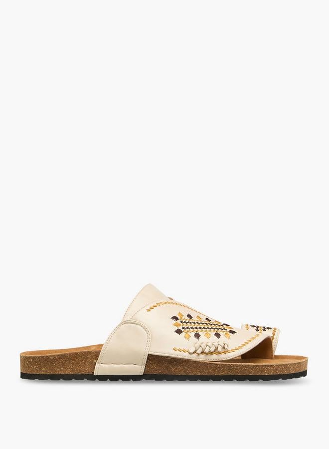 Al Waha Men Embroidered Arabic Sandals - Image 3