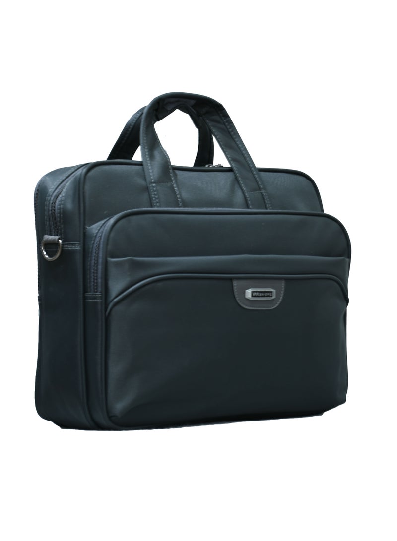 Waves Men's Laptop Shoulder Bags with Adjustable Strap - Image 3