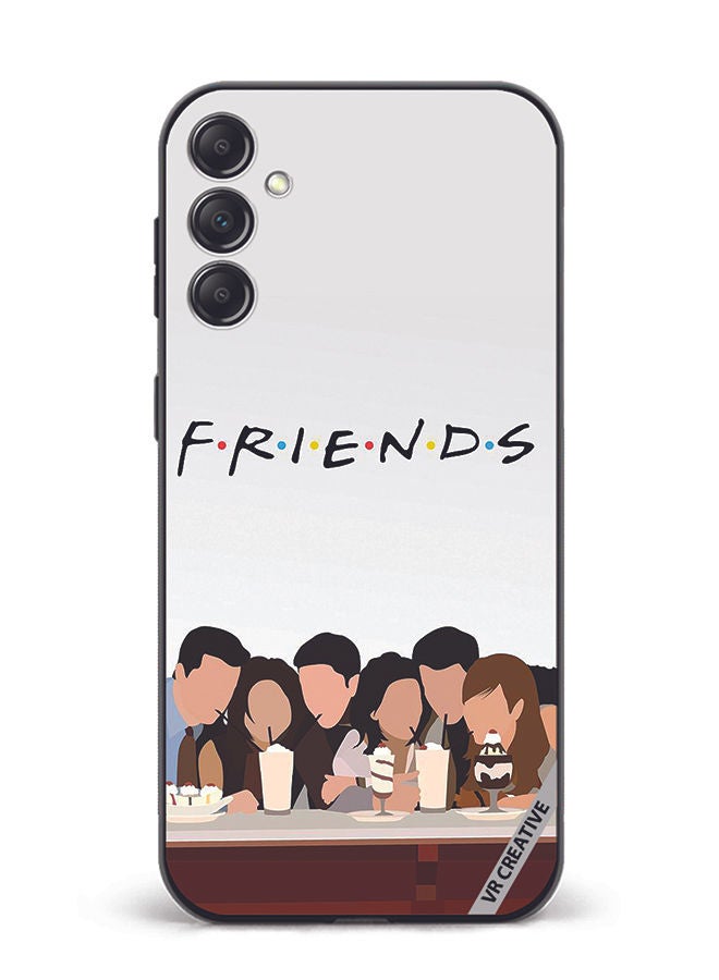 VR CREATIVE Protective Case Cover For Samsung Galaxy A14 5G/A14 Friends Design Multicolour - Image 1
