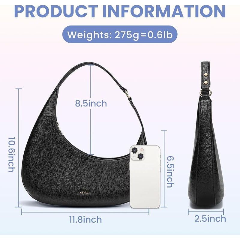 Shoulder Bag for Women Trendy Casual Leather Shoulder Purses lightweight Handbags Clutches with Zipper closure - Image 4