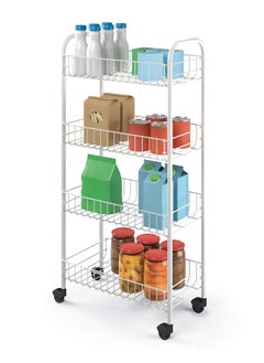 Metaltex White Pisa 4-Tier Rolling Cart – Durable & Space-Saving Storage Solution - pzsku/ZA280E053087A0B5B9F5EZ/45/_/1739444308/f3c788e3-003c-4eb2-8bb5-2c8c5d254e65