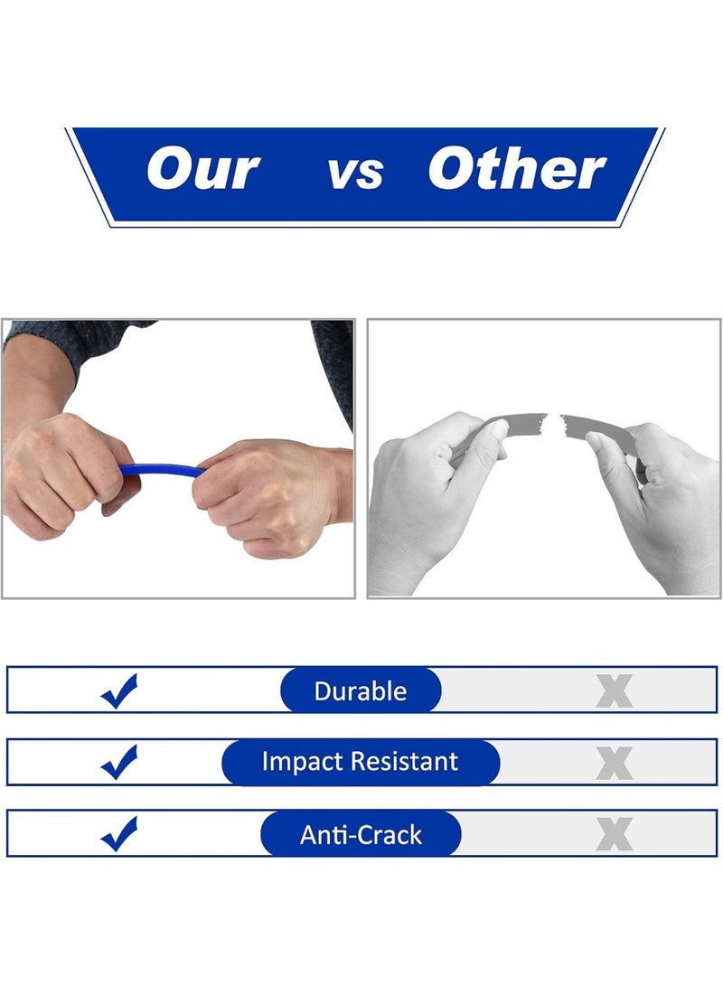 صاروخ فلاير مجموعة إزالة صوت السيارة، مجموعة إزالة طرف تثبيت المشبك التلقائي، مجموعة أدوات بلاستيكية للفتح، لوحات السيارة/لوحات العدادات/الأبواب/الصوت/الراديو/الستيريو، 19 قطعة تأتي مع حقيبة تخزين (زرقاء) - Image 4