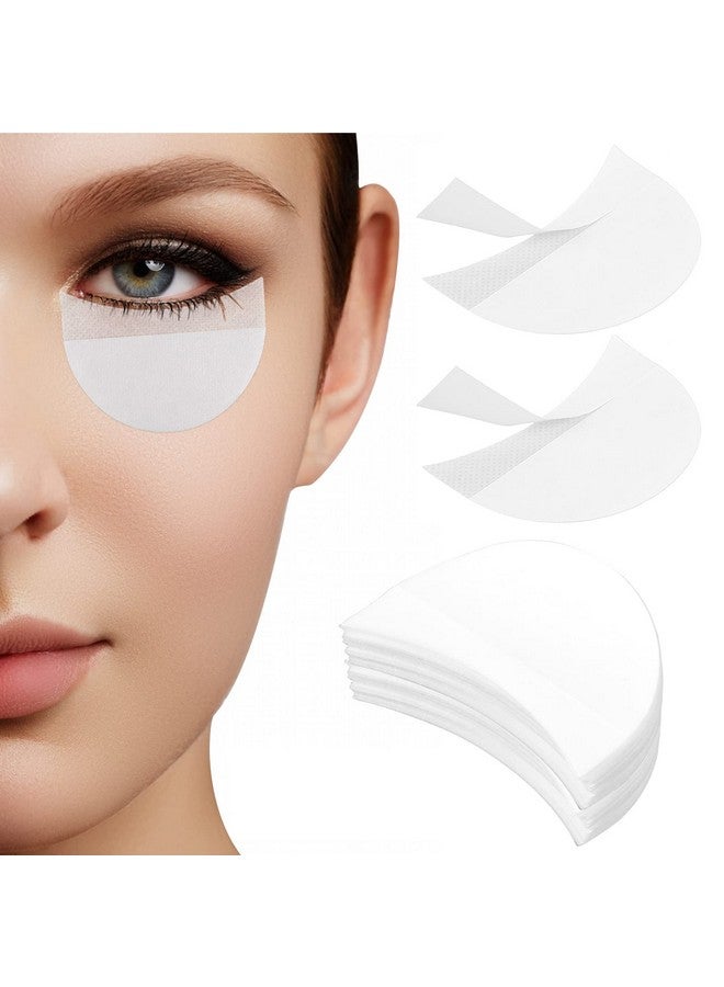 Sliverdew 200 Pcs Eyeshadow Shields Eyeshadow Stencil Lint Free Under Eye Pads Prevent Makeup Residue Eye Shadow Patches Makeup Shields For Eyeliner Eyelash Extensions And Lip Makeup  - Image 3
